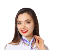 Платок Шанель 5х70см, с полной запечаткой