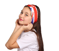 Повязка двухслойная из бифлекса детская, с полной запечаткой Повязка двухслойная из бифлекса детская, с полной запечаткой