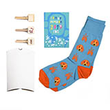 Носки подарочные "Огненная собака" в упаковке