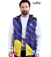 Жилет Драйвер с капюшоном унисекс, с полной запечаткой