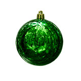 Шар новогодний Gloss, диаметр 8 см., пластик, зеленый Шар новогодний Gloss, диаметр 8 см., пластик, зеленый