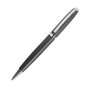 PEACHY, ручка шариковая, темно-серый/хром, алюминий, пластик PEACHY, ручка шариковая, темно-серый/хром, алюминий, пластик