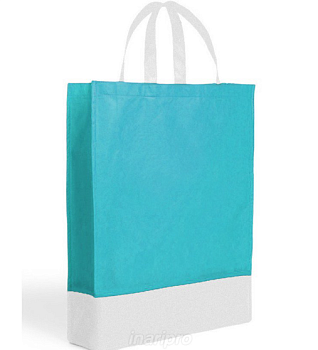 Сумка из спанбонда Бокс-комби объемная 40х50х25 см, комбинированная Сумка из спанбонда Бокс-комби объемная 40х50х25 см, комбинированная