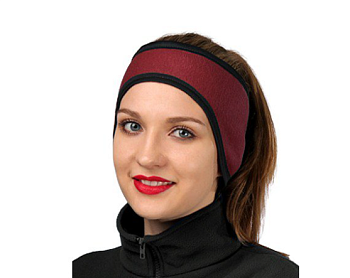 Повязка флисовая однослойная взрослая, однотонная Повязка флисовая однослойная взрослая, однотонная