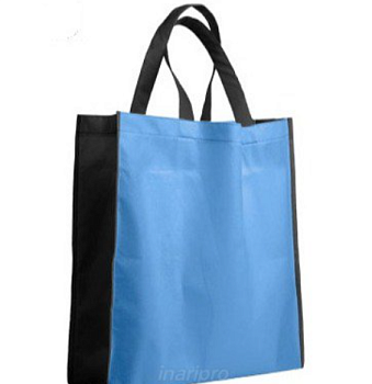 Сумка из спанбонда Бокс объёмная 30х30х8 см, комбинированная Сумка из спанбонда Бокс объёмная 30х30х8 см, комбинированная