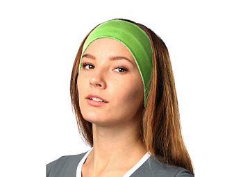 Повязка трикотажная двухслойная взрослая, однотонная Повязка трикотажная двухслойная взрослая, однотонная