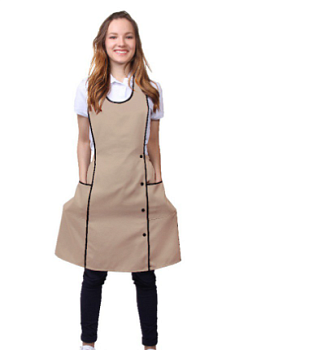 Фартук Белла с цельным передом однотонный Фартук Белла с цельным передом однотонный